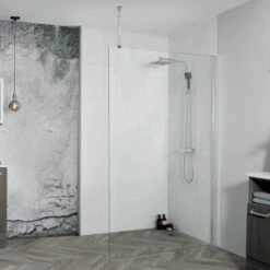 Aquadart Wetroom 8 Glass Panel 1600mm - AQ8249S