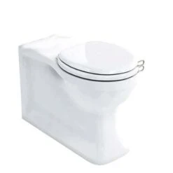 Burlington Arcade Full Back To Wall Close Coupled Pan - White - ARC4