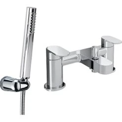 Bristan Frenzy Bath / Shower Mixer Tap - Chrome - FRZ BSM C