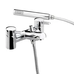 Bristan Prism Pillar Bath / Shower Mixer Tap - Chrome - PM BSM C