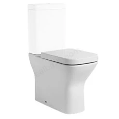 Tavistock Structure Comfort Back To Wall Close Coupled Toilet Pan; Horizontal Outlet; White - PC450S