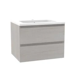 Calypso Brenta 600 Wall Hung Vanity Unit - Limed Oak - 4726
