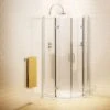 Burlington Quadrant 900mm Glass Shower Enclosure - C23 -Bliss Bath Shop c 2 c23