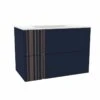 Calypso Novoli 800 Wall Hung Vanity Unit - Admiral Blue - 4527 -Bliss Bath Shop c a calypso 4527