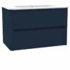 Calypso Sora 800 Wall Hung Vanity Unit - Adriatic Blue - 4765 -Bliss Bath Shop c a calypso 4765