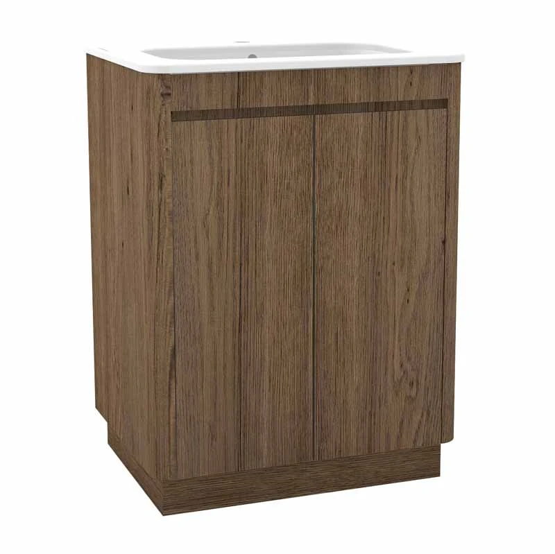 Calypso Sora 600 Floor Standing Vanity Unit - Sienna Oak - 4768 3 Calypso Sora 600 Floor Standing Vanity Unit - Sienna Oak - 4768