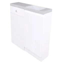 Calypso Veneto One Door RH Combi Vanity Unit Set - Pearl - 6951VNPL