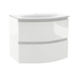 Calypso Levanto Wall Hung Vanity Unit - Coral White - 7810.57