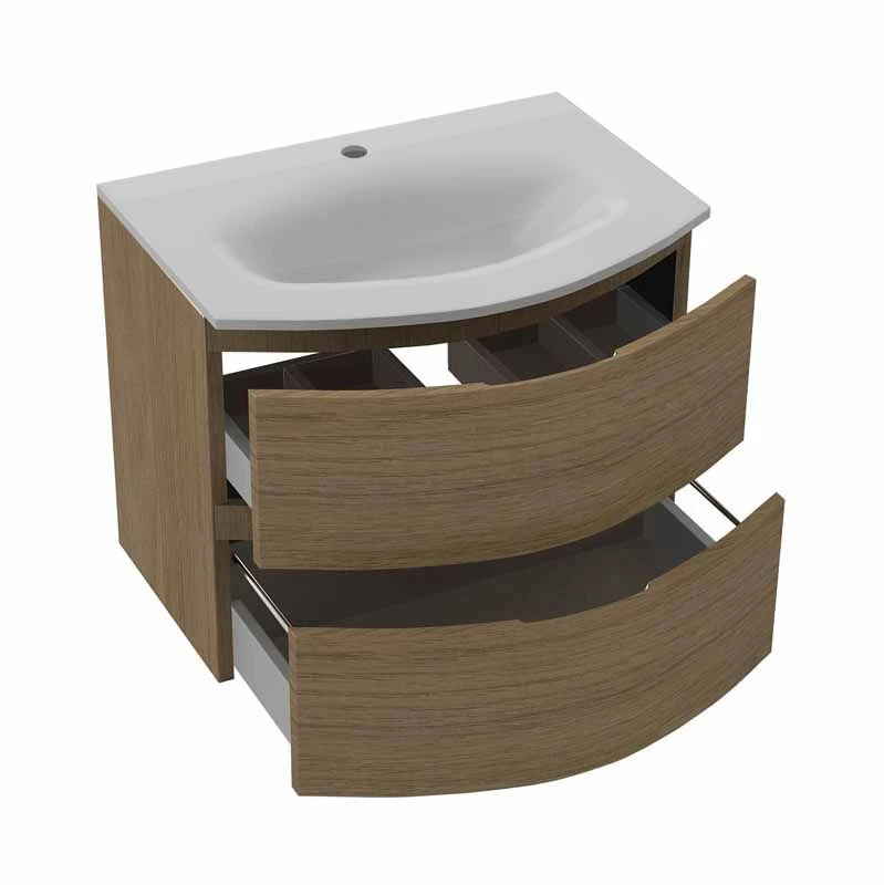 Calypso Levanto Wall Hung Vanity Unit - Tortona Oak - 7810.72 5 Calypso Levanto Wall Hung Vanity Unit - Tortona Oak - 7810.72 - Image 3