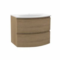 Calypso Levanto Wall Hung Vanity Unit - Tortona Oak - 7810.72