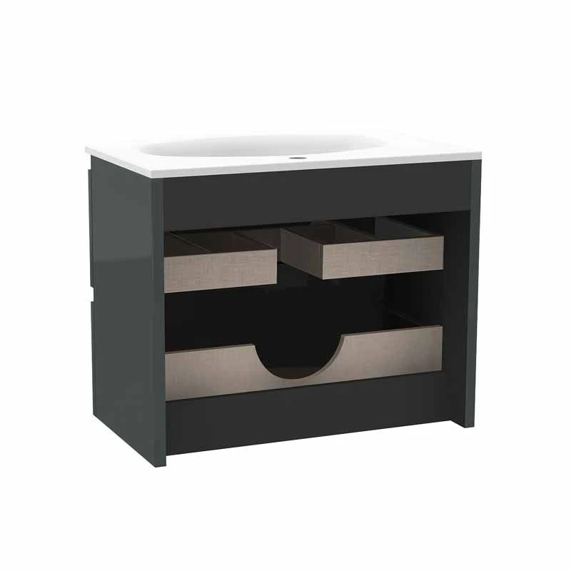 Calypso Levanto Wall Hung Vanity Unit - Ember Gloss - 7810.76 4 Calypso Levanto Wall Hung Vanity Unit - Ember Gloss - 7810.76 - Image 2