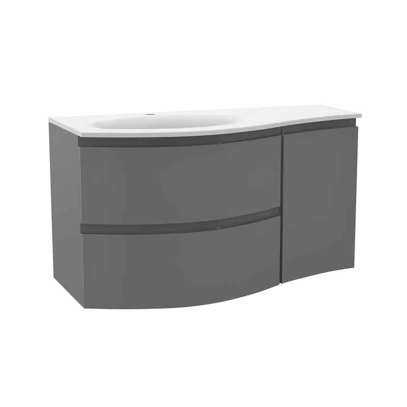Calypso Levanto LH Wing Wall Hung Vanity Unit - Moonstone - 7878.59 3 Calypso Levanto LH Wing Wall Hung Vanity Unit - Moonstone - 7878.59