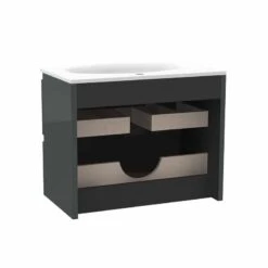 Calypso Levanto LH Wing Wall Hung Vanity Unit - Ember Gloss - 7878.76 8 Calypso Levanto LH Wing Wall Hung Vanity Unit - Ember Gloss - 7878.76 -Bliss Bath Shop c a calypso 7878.76 2