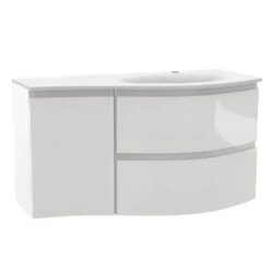 Calypso Levanto RH Wing Wall Hung Vanity Unit - Coral White - 7879.57