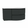 Calypso Levanto RH Wing Wall Hung Vanity Unit - Graphite - 7879.64