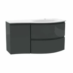 Calypso Levanto RH Wing Wall Hung Vanity Unit - Ember Gloss - 7879.76