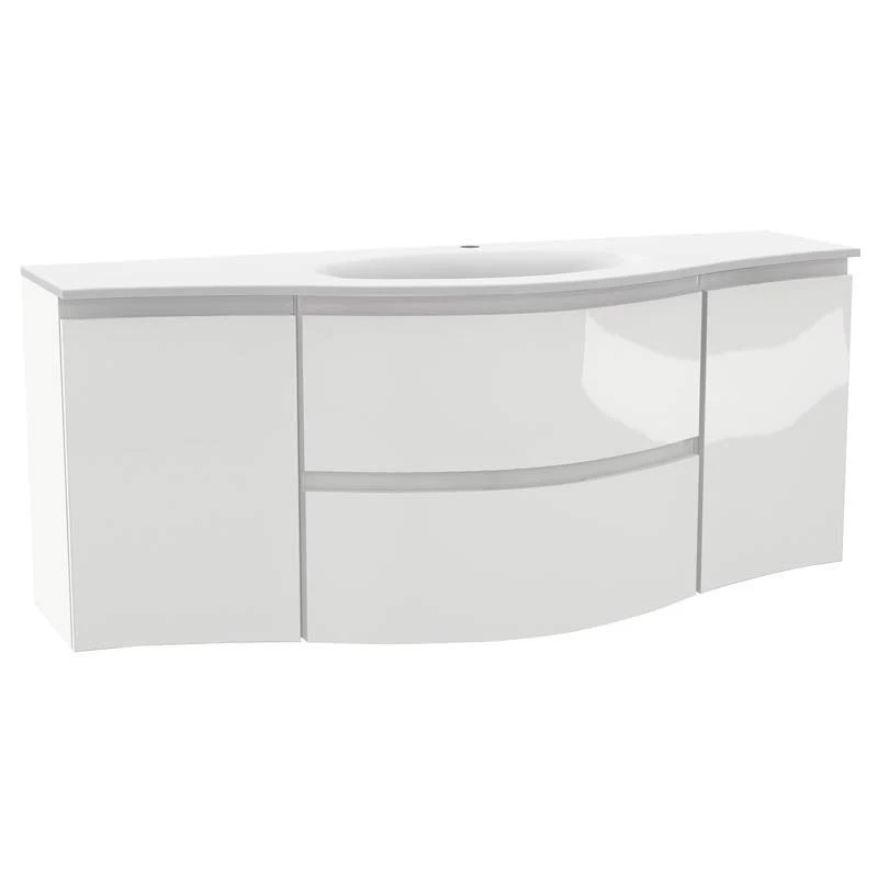 Calypso Levanto Double Wing Wall Hung Vanity Unit - Coral White - 7880.57 3 Calypso Levanto Double Wing Wall Hung Vanity Unit - Coral White - 7880.57