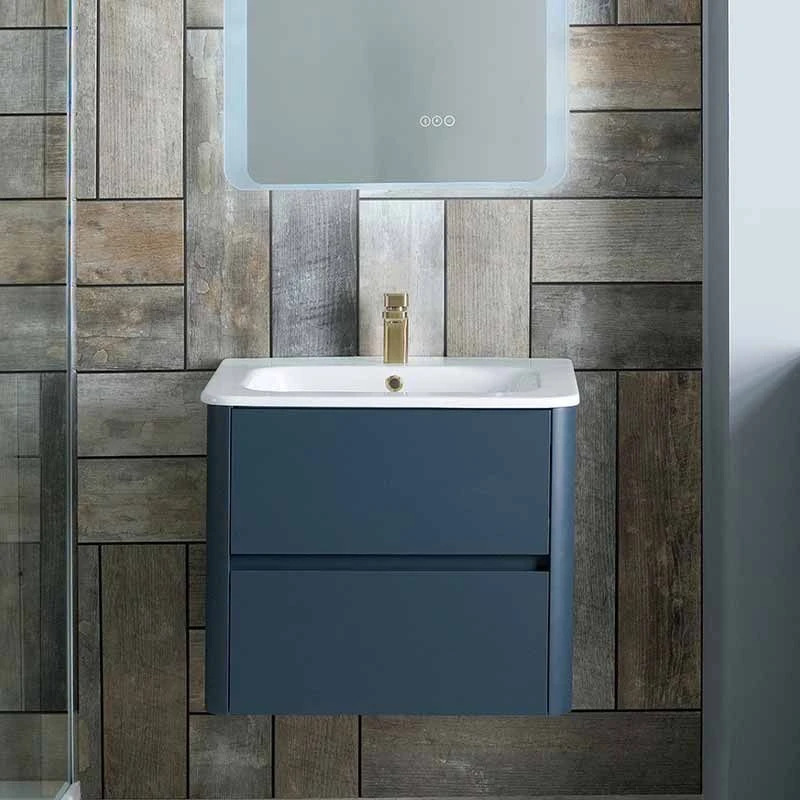 Calypso Sora 600 Wall Hung Vanity Unit - Adriatic Blue - 4760 5 Calypso Sora 600 Wall Hung Vanity Unit - Adriatic Blue - 4760 - Image 3