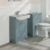 Calypso Chelworth Floor Standing Vanity Unit With Georgia Basin - Aqua Mist - 6919.24 -Bliss Bath Shop calypso aquamist georgia