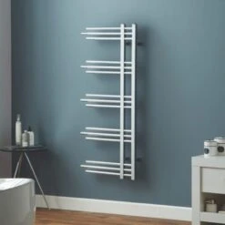 Towelrads Chertsey Straight Heated Towel Rail 1200x500mm - Chrome - 120985