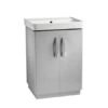 Tavistock Compass 600mm Freestanding Unit Only - Gloss Light Grey - CM600FG -Bliss Bath Shop cm600fg