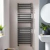 Towelrads Dorney Straight Heated Towel Rail - Anthracite - 1500x500mm - 120871 1 Towelrads Dorney Straight Heated Towel Rail - Anthracite - 1500x500mm - 120871 -Bliss Bath Shop dorney1 1