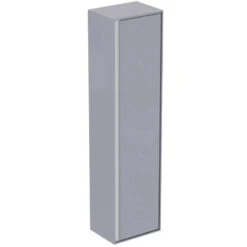 Ideal Standard Connect Air 400mm Tall Column Unit 1 Door - Gloss Grey/Matt White - E0832EQ