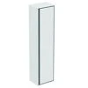 Ideal Standard Connect Air 400mm Tall Column Unit 1 Door - Gloss White/Matt Grey - E0832KN -Bliss Bath Shop e0832kn