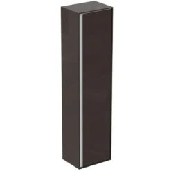 Ideal Standard Connect Air 400mm Tall Column Unit 1 Door - Matt Dark Brown/Matt White - E0832VY