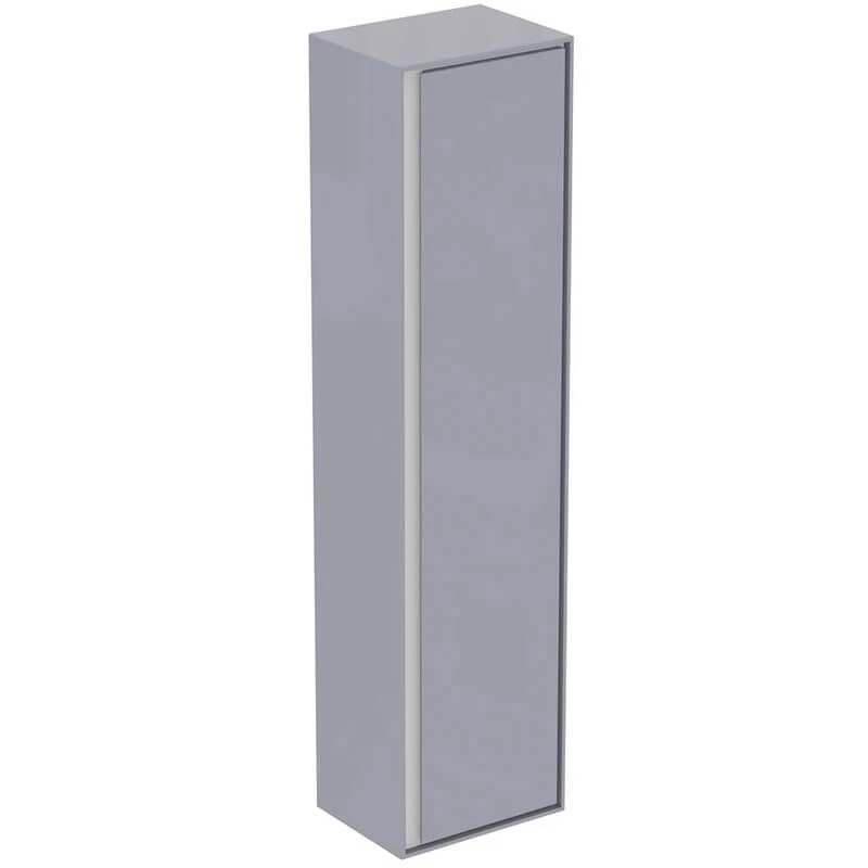 Ideal Standard Connect Air 400mm Half Column Unit 1 Door - Gloss Grey/Matt White - E0834EQ 3 Ideal Standard Connect Air 400mm Half Column Unit 1 Door - Gloss Grey/Matt White - E0834EQ