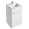 Ideal Standard Tempo 500mm Floor Standing Vanity Basin Unit 2 Door - Gloss White - E1102WG -Bliss Bath Shop e1102wg