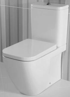 Essential FUCHSIA Close Coupled Pan + Cistern + Seat Pack, Soft Close Seat - EC4003