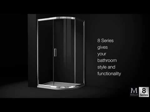 Merlyn 8 Series Frameless Hinged Bifold Shower Door 1000mm - M87231 5 Merlyn 8 Series Frameless Hinged Bifold Shower Door 1000mm - M87231 - Image 3