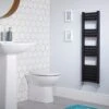 Towelrads Eton Straight Heated Towel Rail - Anthracite - 1800x300mm - 136065 -Bliss Bath Shop eton black1 6