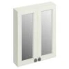 Burlington 600mm Two Door Mirror Cabinet - Sand - F6MS 2 Burlington 600mm Two Door Mirror Cabinet - Sand - F6MS -Bliss Bath Shop f6ms
