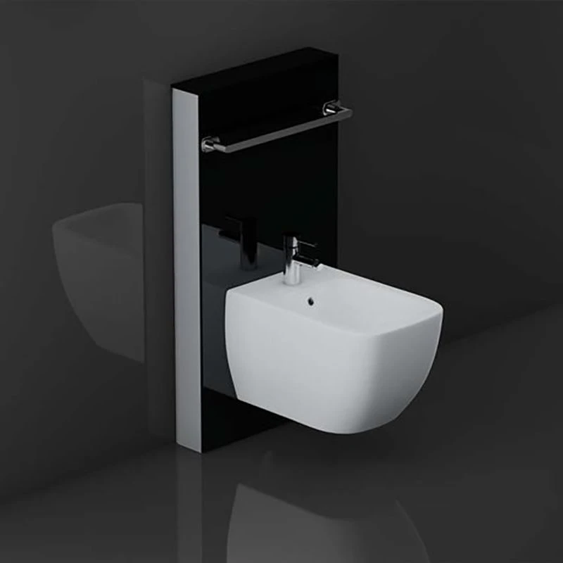 RAK Ceramics Obelisk Cistern Cabinet For Wall Hung Bidet In Black - FS04RAKCAB02 3 RAK Ceramics Obelisk Cistern Cabinet For Wall Hung Bidet In Black - FS04RAKCAB02