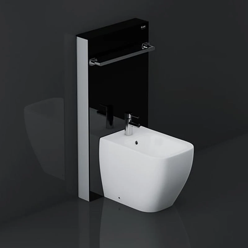 RAK Ceramics Obelisk Cistern Cabinet For Back To Wall Bidet In Black - FS12RAKCAB02 3 RAK Ceramics Obelisk Cistern Cabinet For Back To Wall Bidet In Black - FS12RAKCAB02