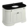 Burlington Freestanding 1340mm Curved Four Door Vanity Unit - Sand - FC1S -Bliss Bath Shop fc1s