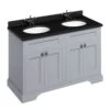 Burlington Freestanding 1300mm Four Door Vanity Unit - Grey - FC9G -Bliss Bath Shop fc9g