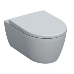 Geberit ICon Rimfree Wall-Hung WC Pan & Soft Close Seat - White - 501.664.00.1 -Bliss Bath Shop geberit 501664001 1