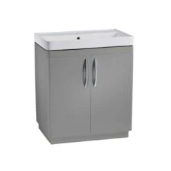 Tavistock Compass 800mm Freestanding Unit - Gloss Light Grey - CM800FG