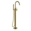 Britton Hoxton Floorstanding Bath Shower Mixer - Brushed Brass - HOX.009BB