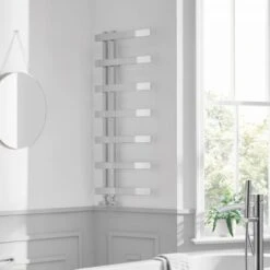 Towelrads Horton Heated Towel Rail 1200x500mm - Chrome - 128028 7 Towelrads Horton Heated Towel Rail 1200x500mm - Chrome - 128028 -Bliss Bath Shop horton 1 1