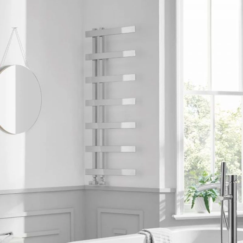 Towelrads Horton Heated Towel Rail 1200x500mm - Chrome - 128028 5 Towelrads Horton Heated Towel Rail 1200x500mm - Chrome - 128028 - Image 3