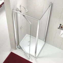 Merlyn 8 Series Infold Shower Door 760mm - M84410 -Bliss Bath Shop infoldoverhead 1