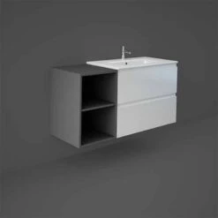 RAK Ceramics Joy Open Storage Unit 40cm - Grey - JOYOS040MGY