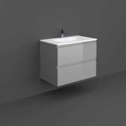 RAK Ceramics Joy Wall Hung Vanity Unit 80cm Urban Grey - JOYWH080UGY