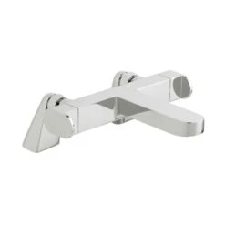 Vado Life Thermostatic Deck Mounted Bath Shower Mixer - Chrome - LIF-131T-CP