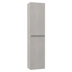 Calypso Brenta Tall Wall Vanity Unit - Limed Oak - 4732