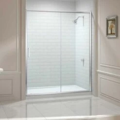 Merlyn 8 Series Sliding Shower Door With Tray 1600mm - MS88271